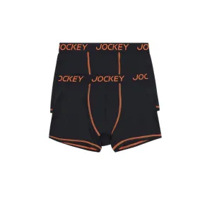 10 x Mens Jockey Performance Active Micro Trunks Black Underwear