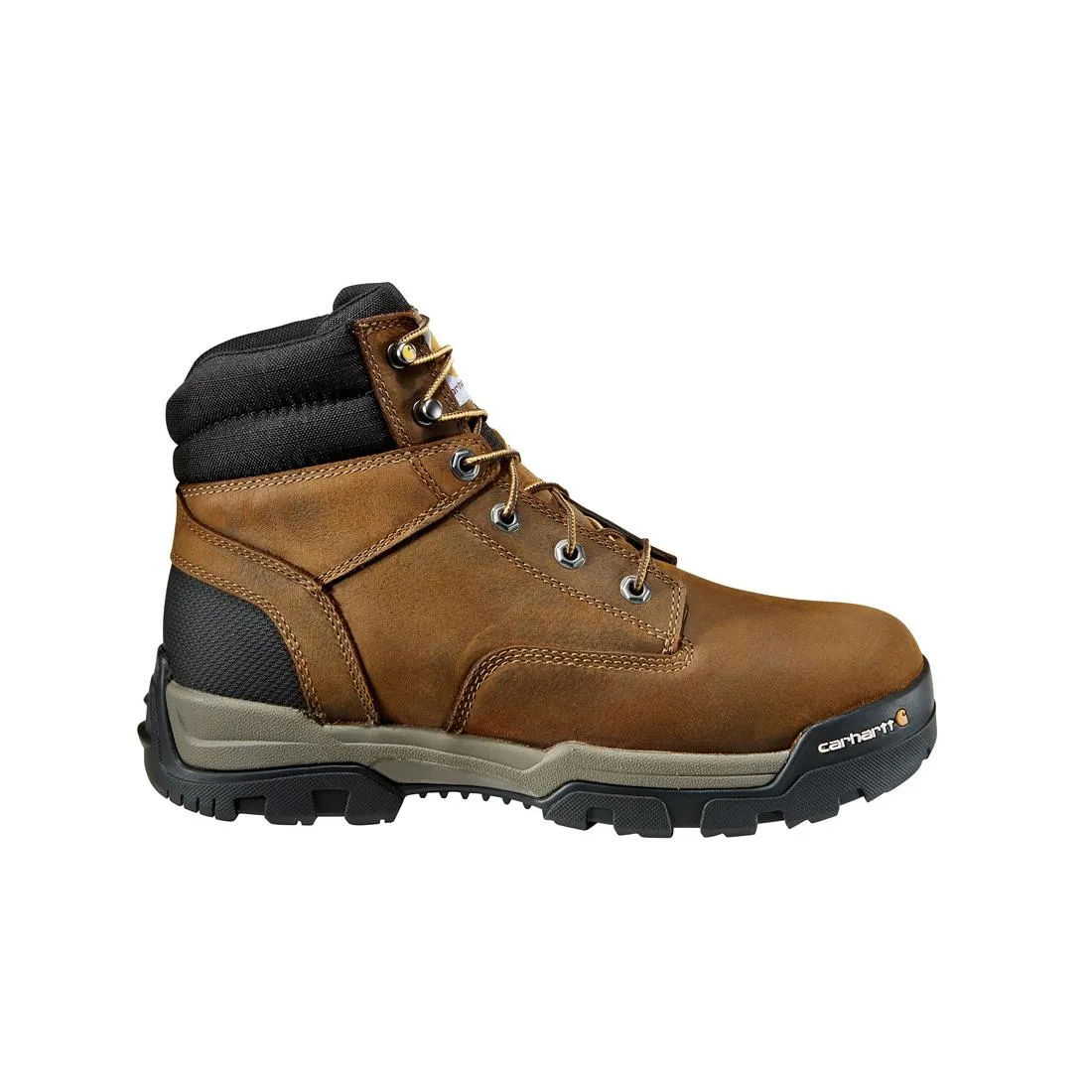 6" Ground Force Waterproof Composite Toe Work Boot Brown