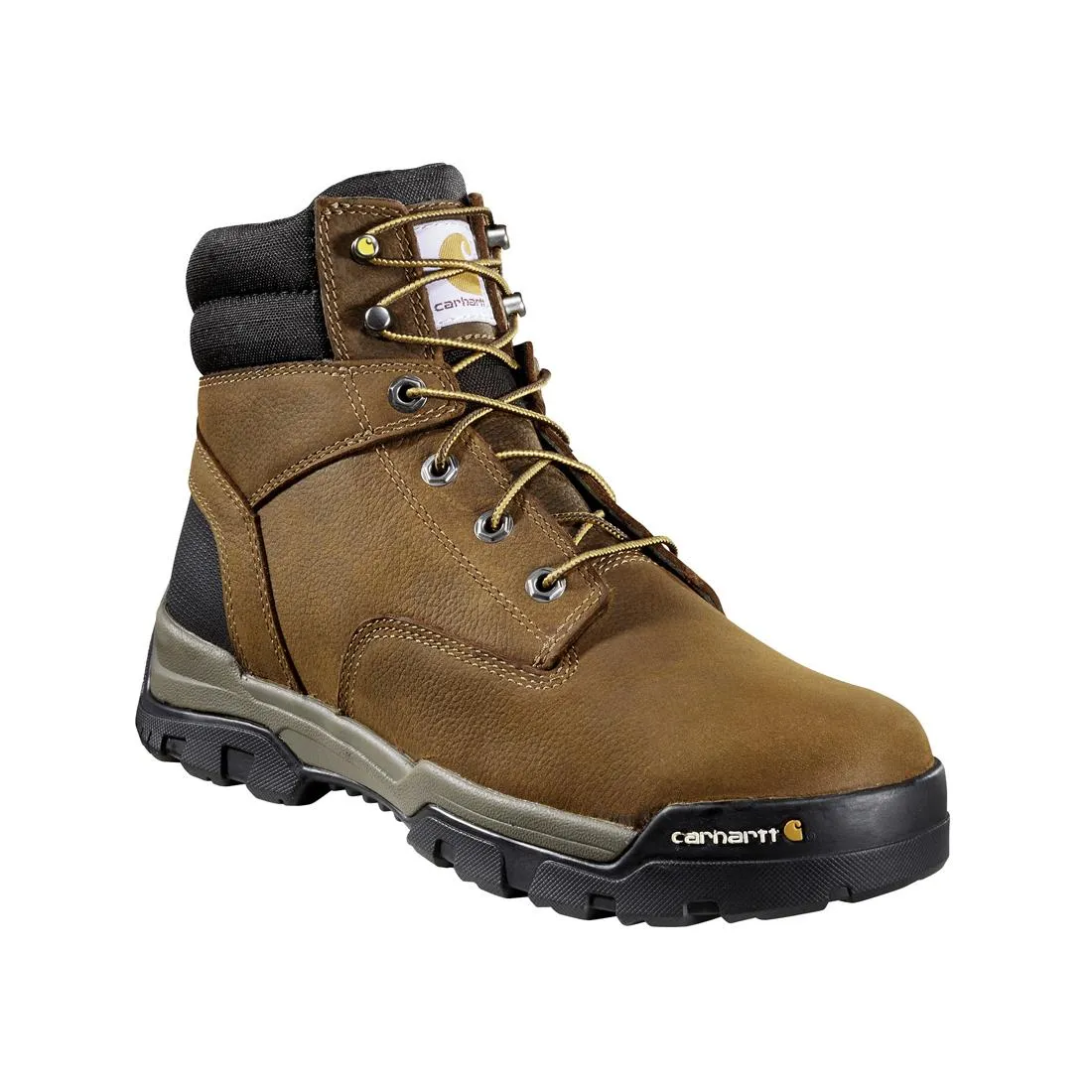 6" Ground Force Waterproof Composite Toe Work Boot Brown