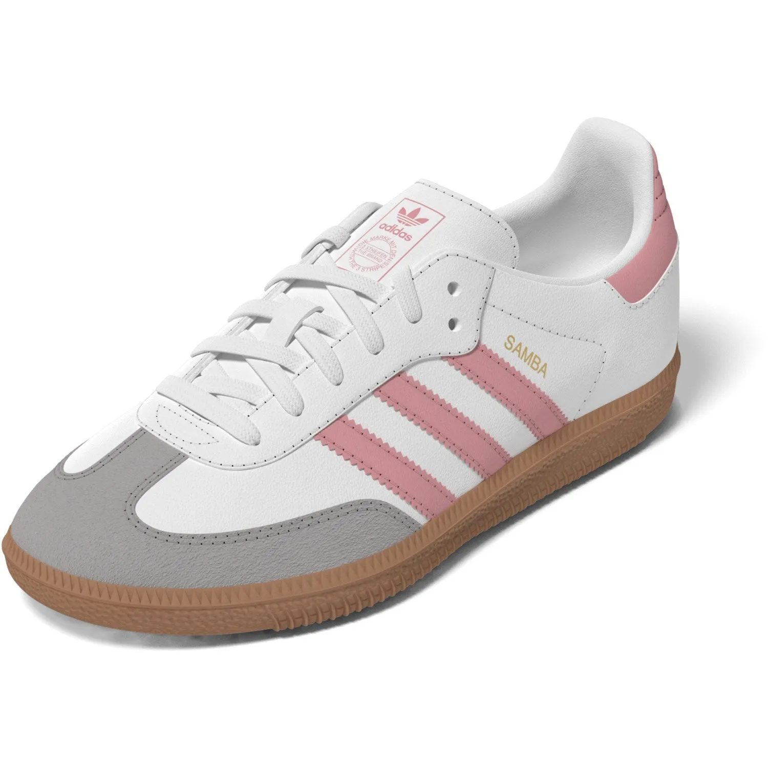 adidas Originals Ftwr White/Semi Pink Spark/Gum 3 Samba Og C Sneakers