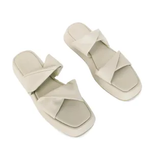 AIKO Women's Vegan Sandal - Off White