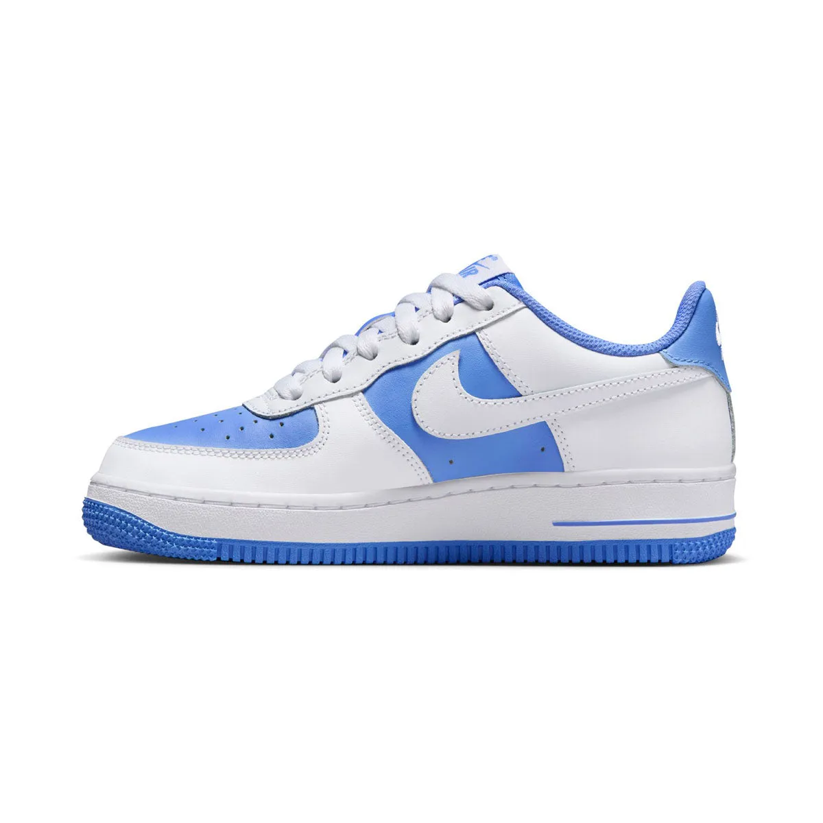 Air Force 1 'White Light Blue' Big Kids' Shoes