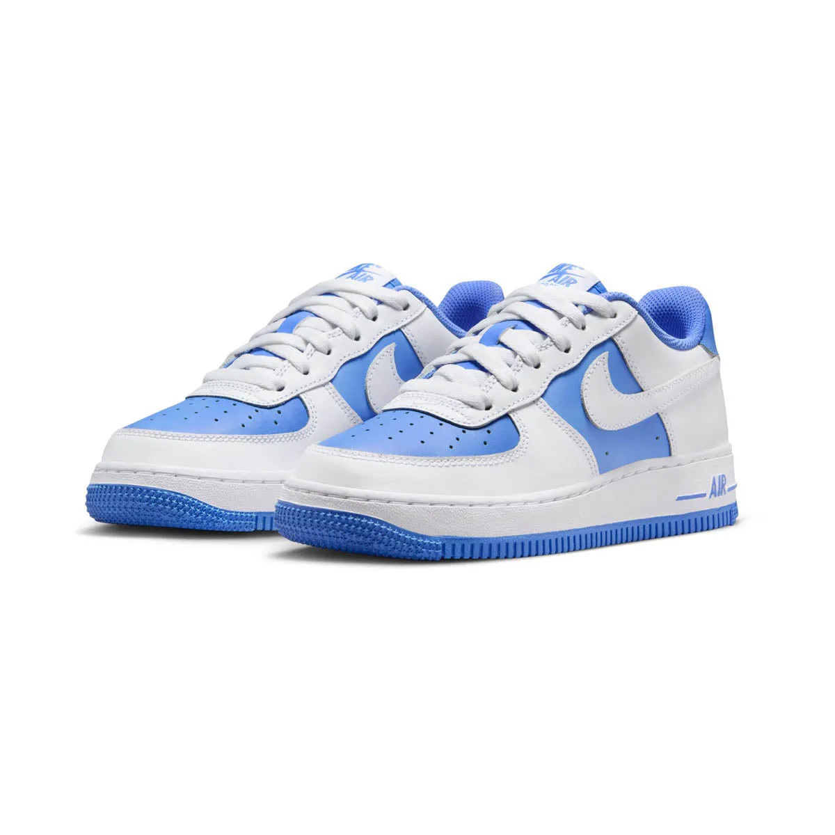 Air Force 1 'White Light Blue' Big Kids' Shoes