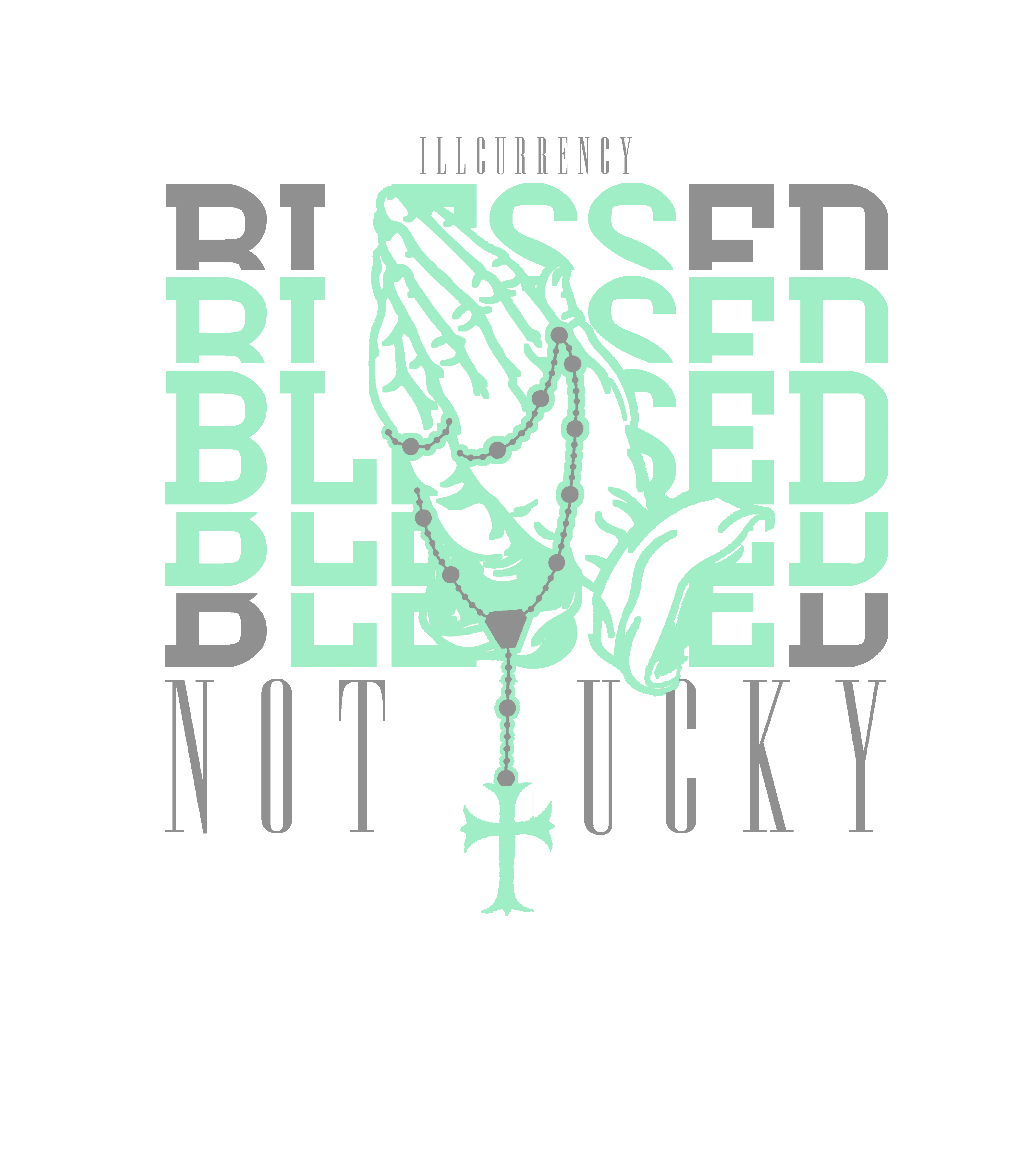 Air Jordan 3 “Green Glow” | illcurrency Black T-Shirt (Blessed not lucky)