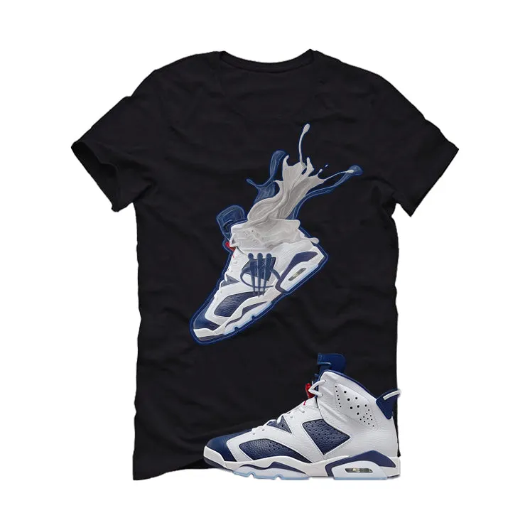 Air Jordan 6 Olympic Black T-Shirt (SPLASH 6)| illcurrency