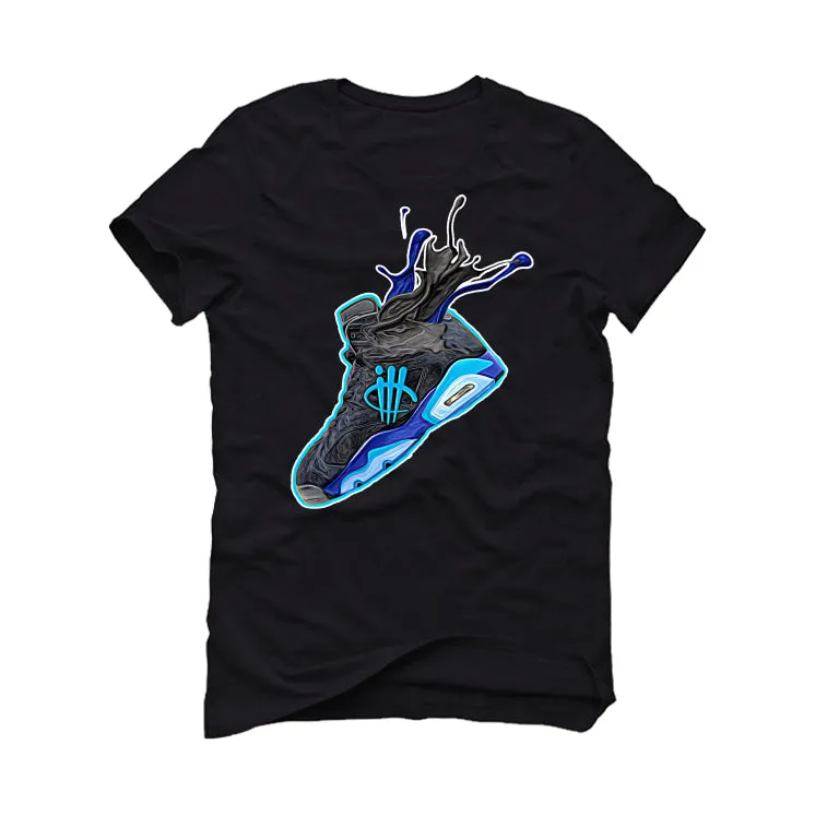 Air Jordan 6 Retro “Aqua” | illcurrency Black T-Shirt (SPLASH)