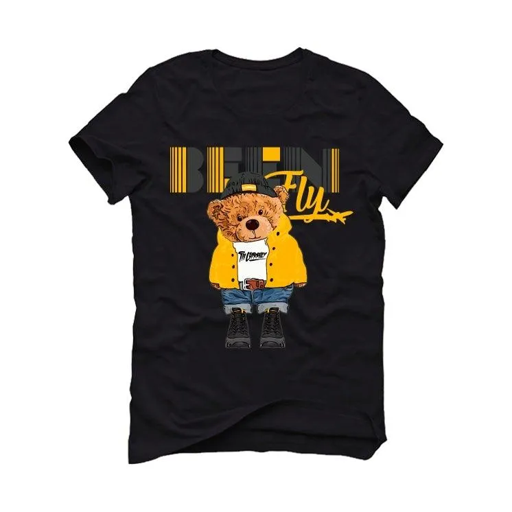 Air Jordan 9 “University Gold” 2021 Black T-Shirt (Been Fly Bear)