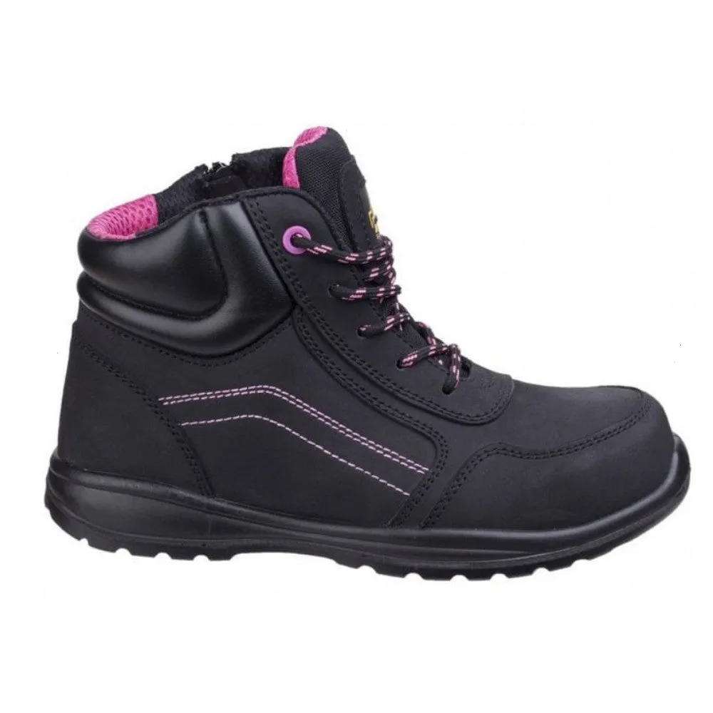 Amblers Safety Womens/Ladies Composite Safety Boots With Side Zip