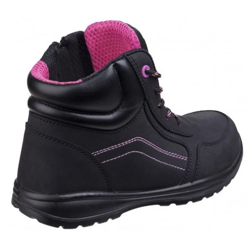 Amblers Safety Womens/Ladies Composite Safety Boots With Side Zip