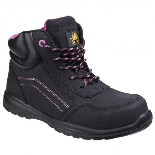 Amblers Safety Womens/Ladies Composite Safety Boots With Side Zip