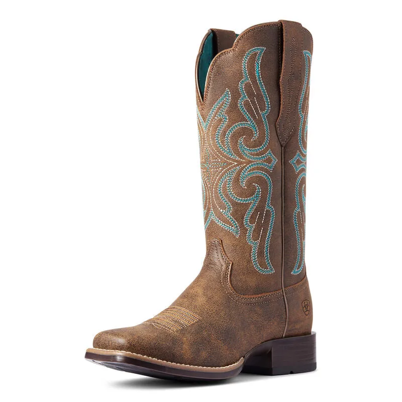 Ariat Ladies Primera Stretchfit Western Boot- Vintage Bomber 10038304