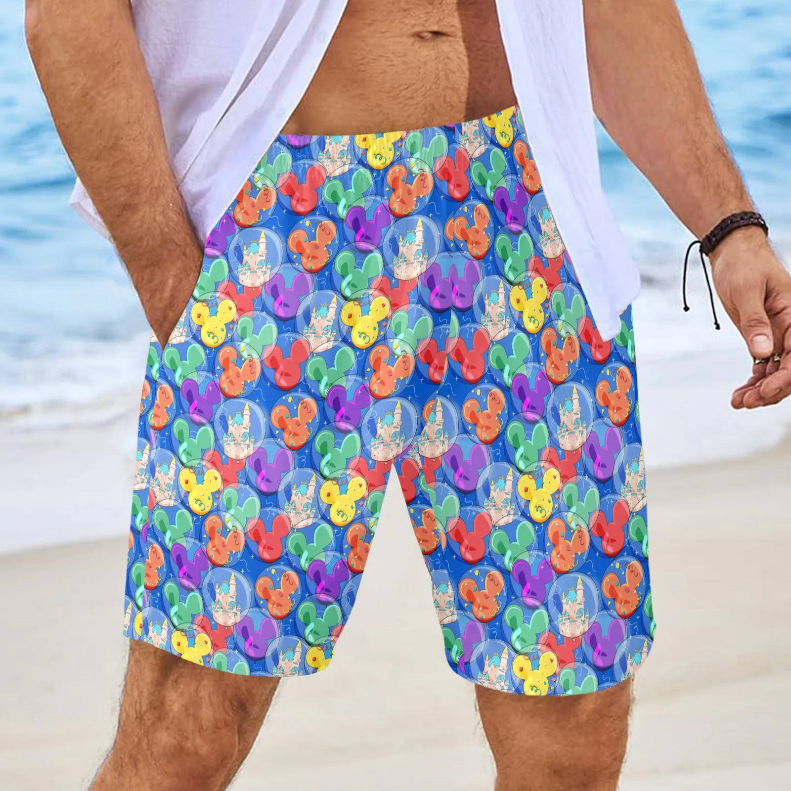 Balloon Collector Men's Swim Trunks Swimsuit