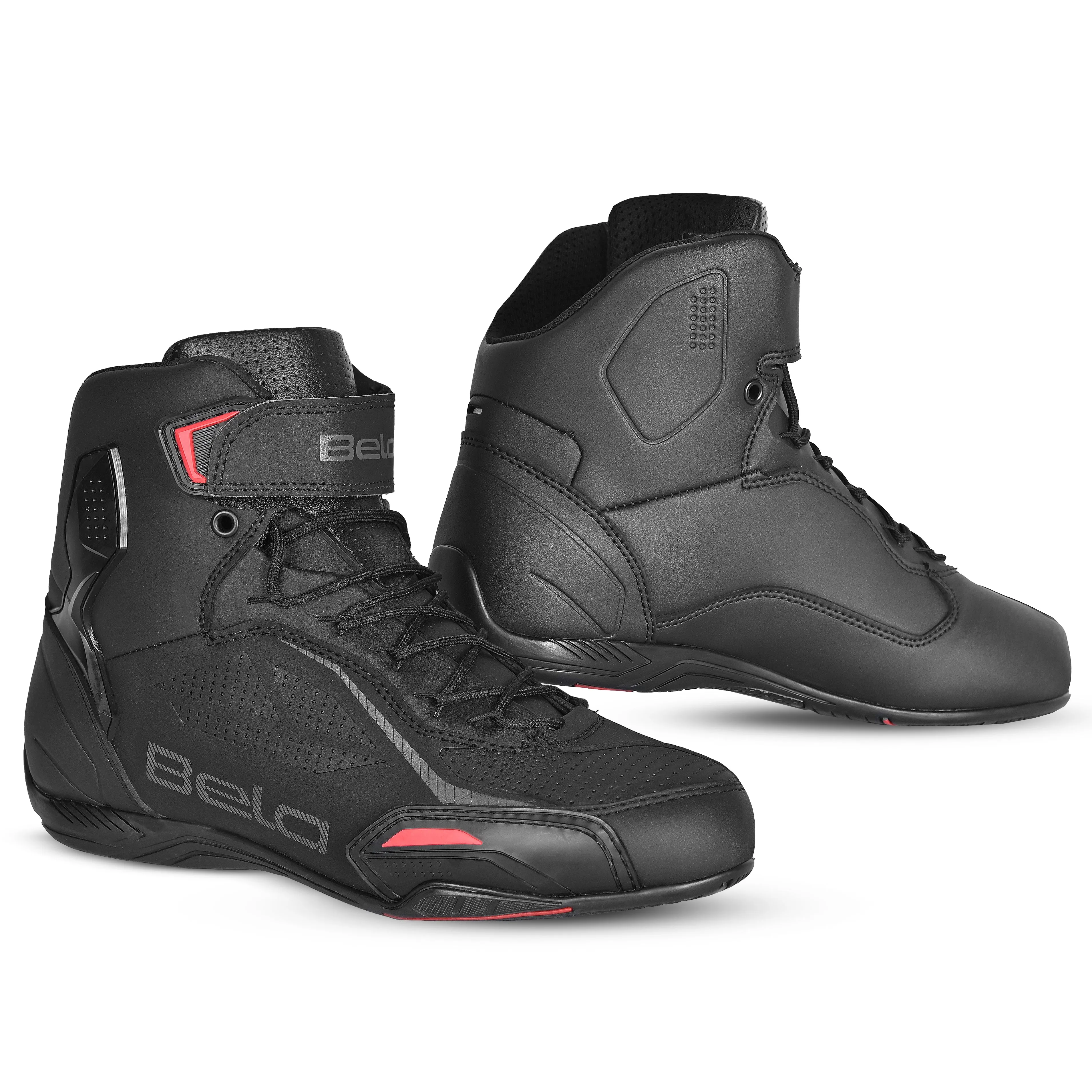 BELA Jet Evo Urban Motorcycle Boots Black