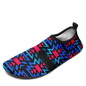 Black Fire Dragonfly Sockamoccs Kid's Sockamoccs Slip On Shoes