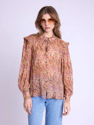 Blouse 18chisca2iht Bloom-Flower-Print