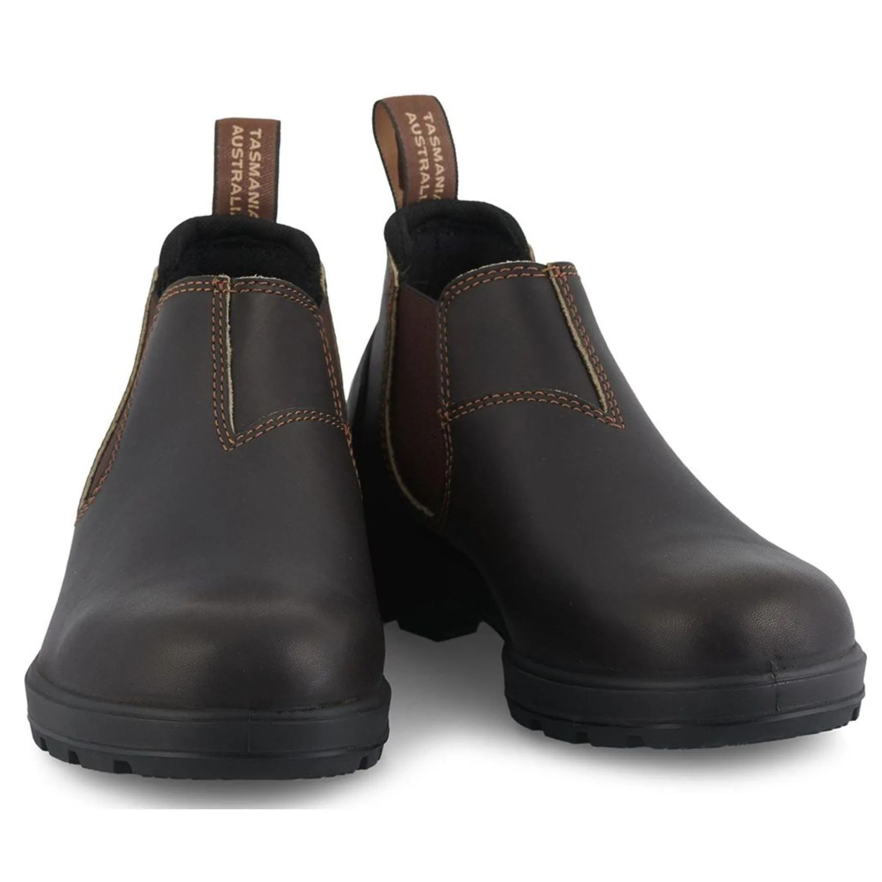 Blundstone 2038 Brown Low-Cut Leather Boots Retro Vintage Slip On