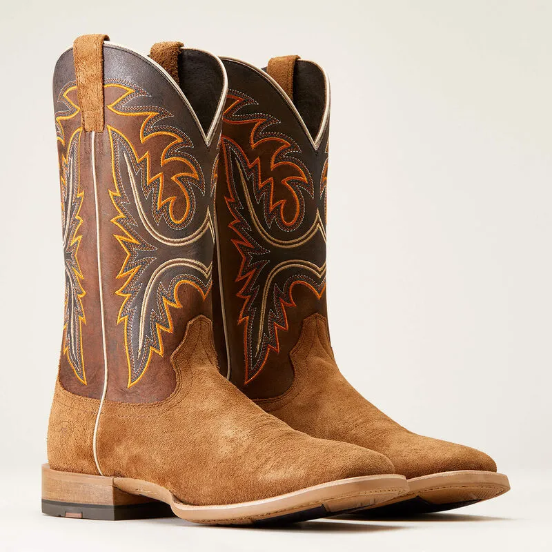 Brushrider Western Boot - Suntan Roughout