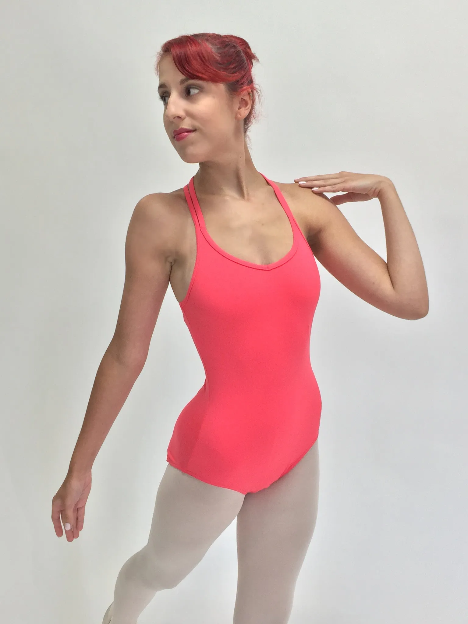 Capezio Mandala Double Strap Leotard - Adult Large, Coral