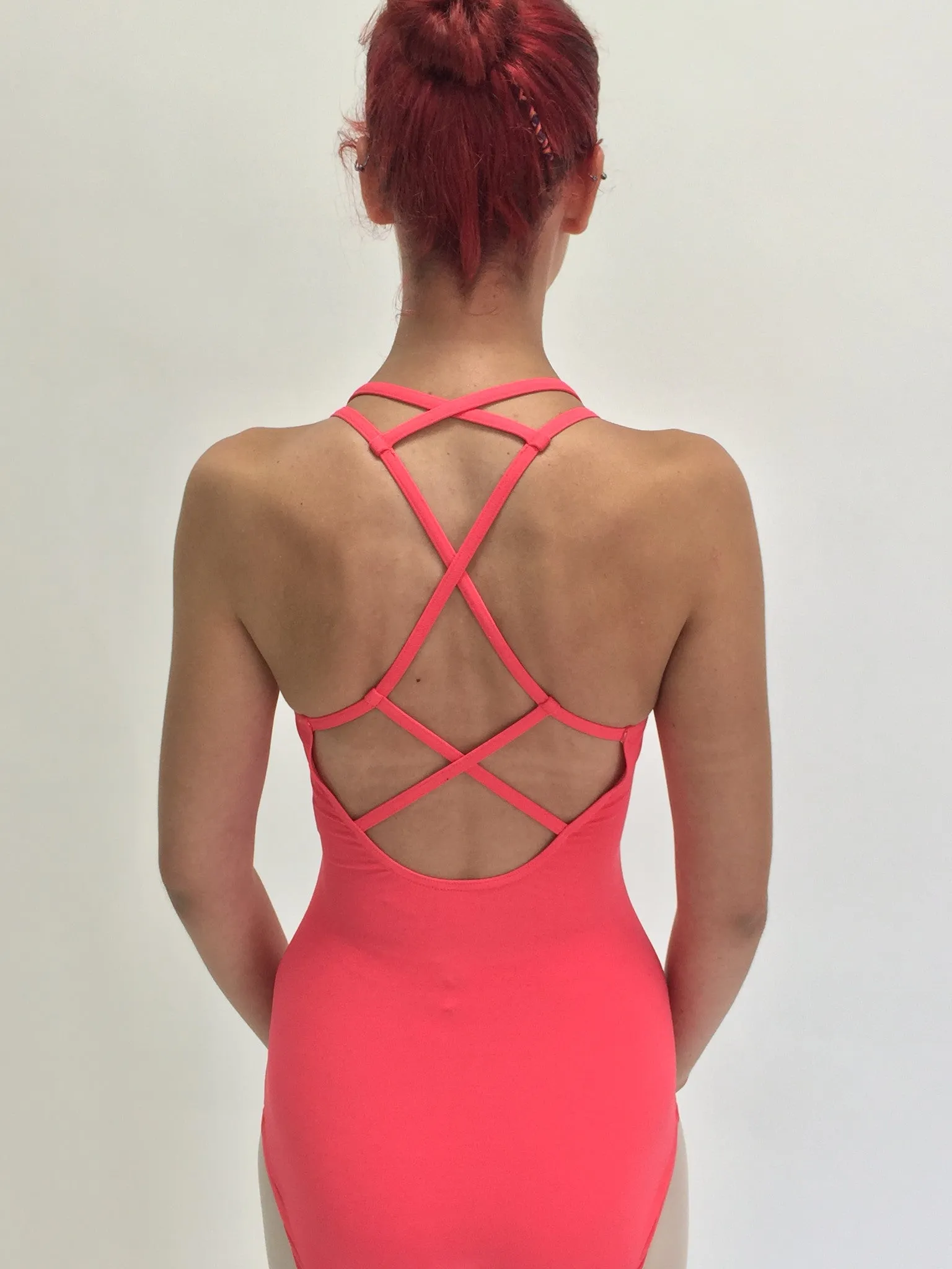 Capezio Mandala Double Strap Leotard - Adult Large, Coral