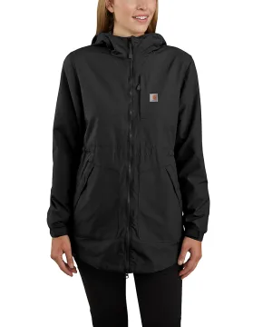 Carhartt Women&#39;s Lightweight Rain Jacket - Black