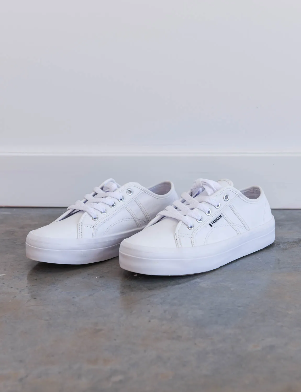 Cass White leather sneakers