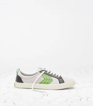 CATIBA Low Ice/Green Suede Sneaker Women