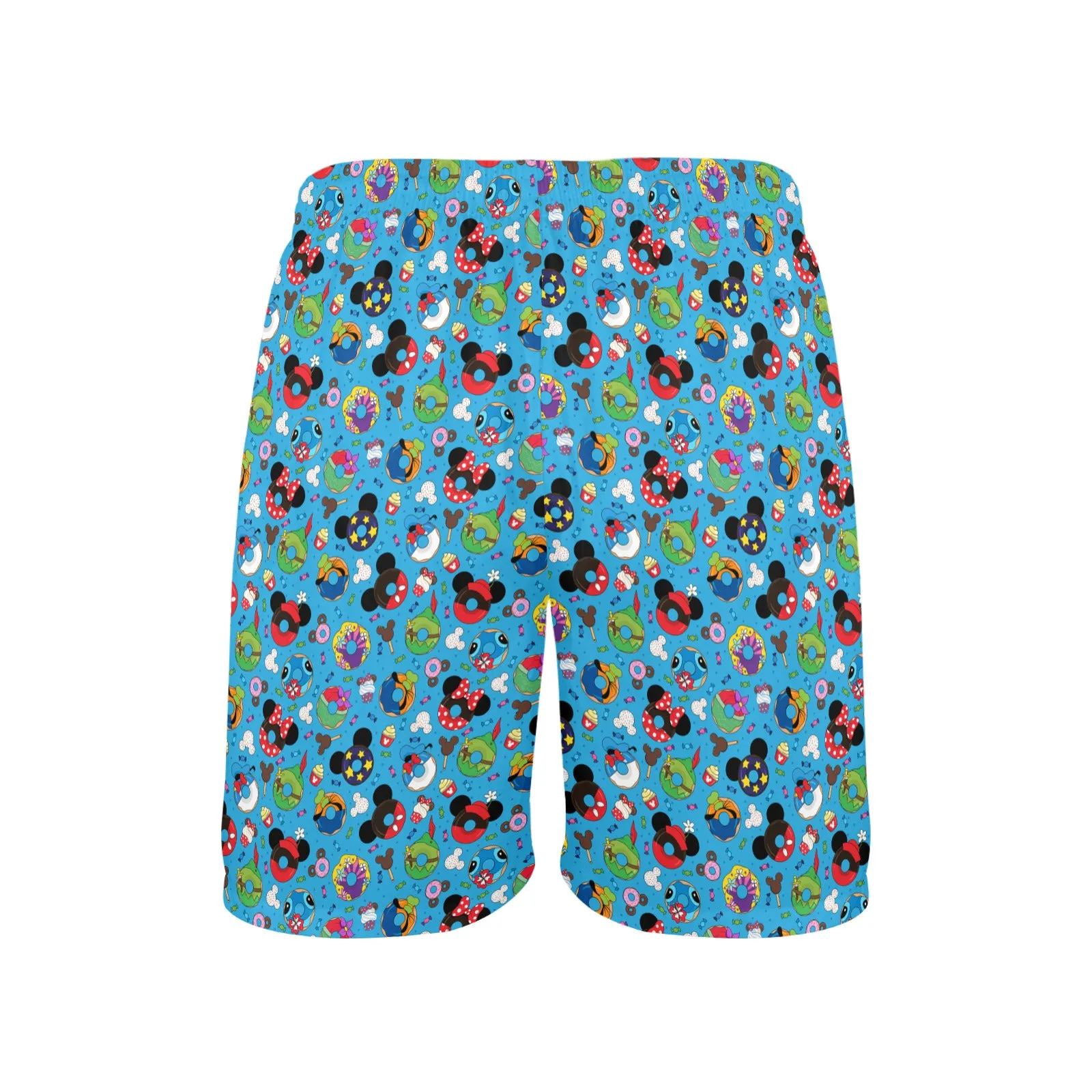 Character Donuts Men's Swim Trunks Swimsuit