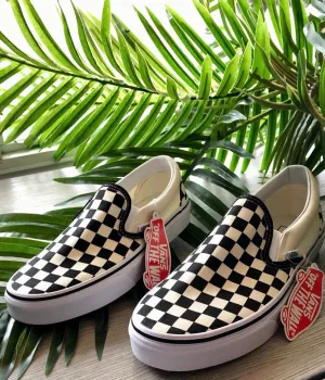 CHECKERBOARD SLIP-ON