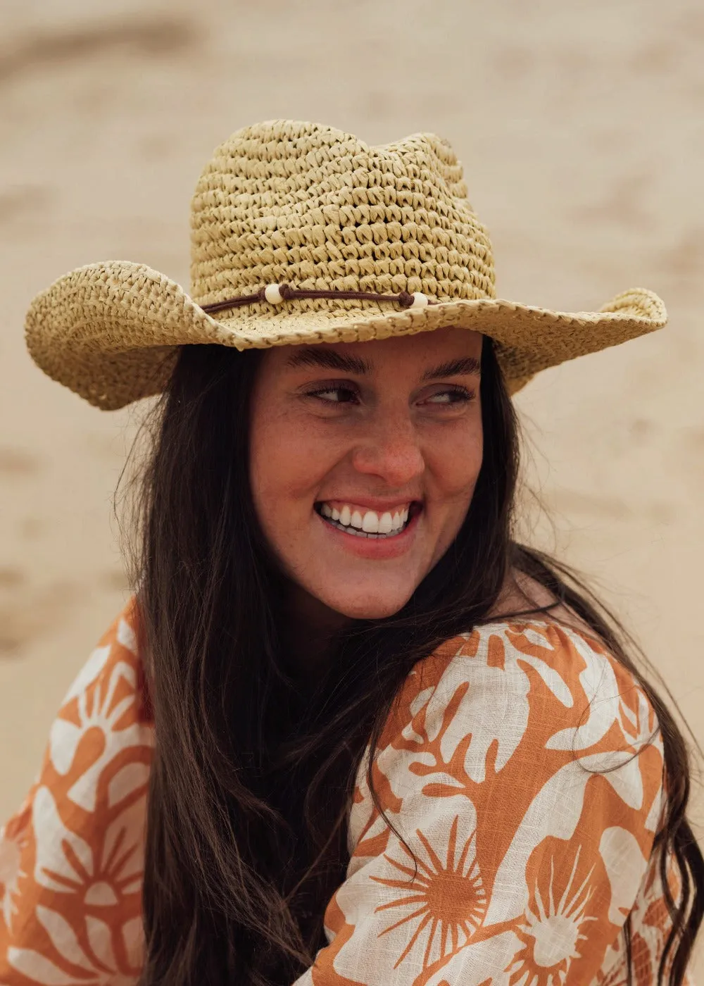 Cherish Summer Straw Cowboy Hat