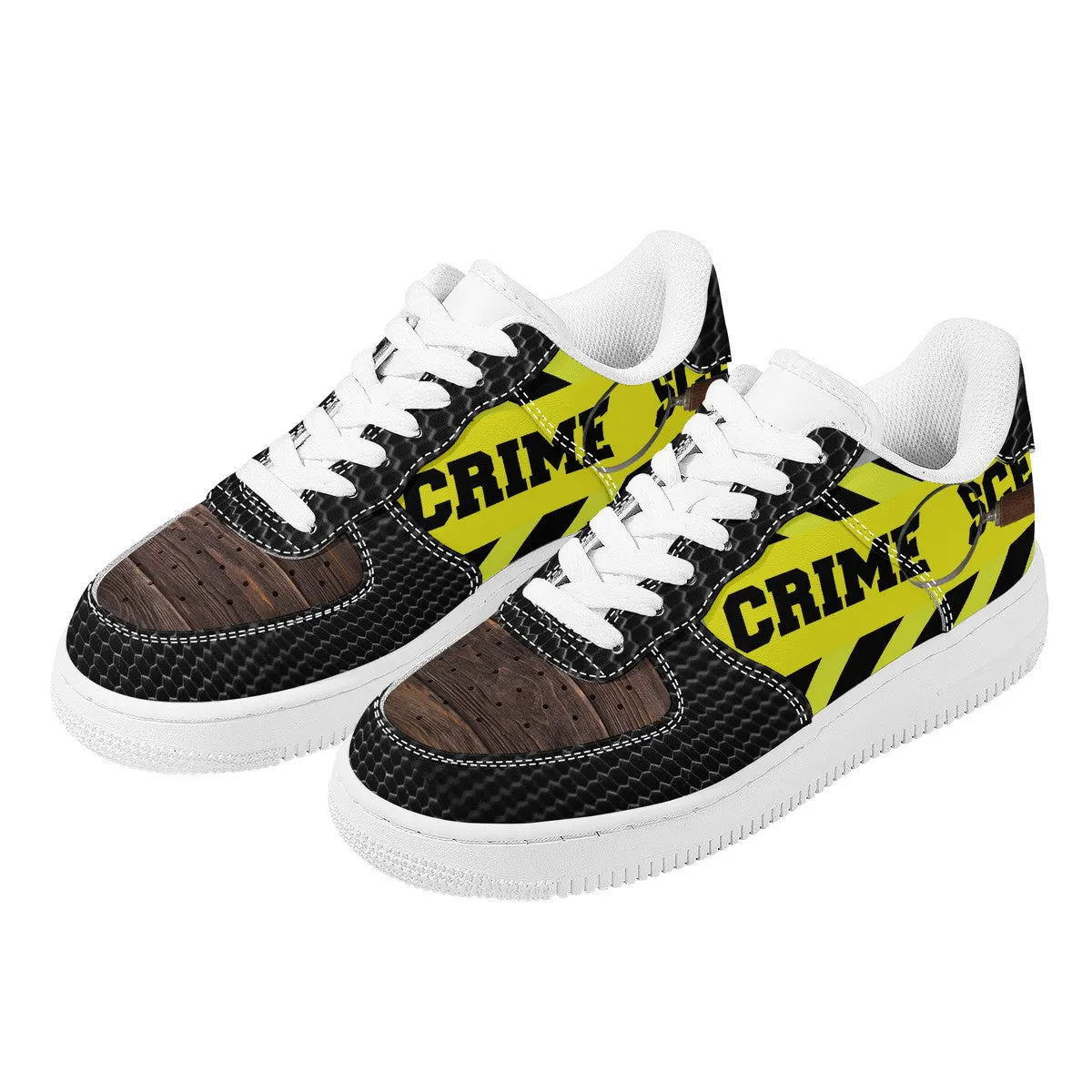 Crime Scene Unisex Sneaker | Low Top Customized | Shoe Zero