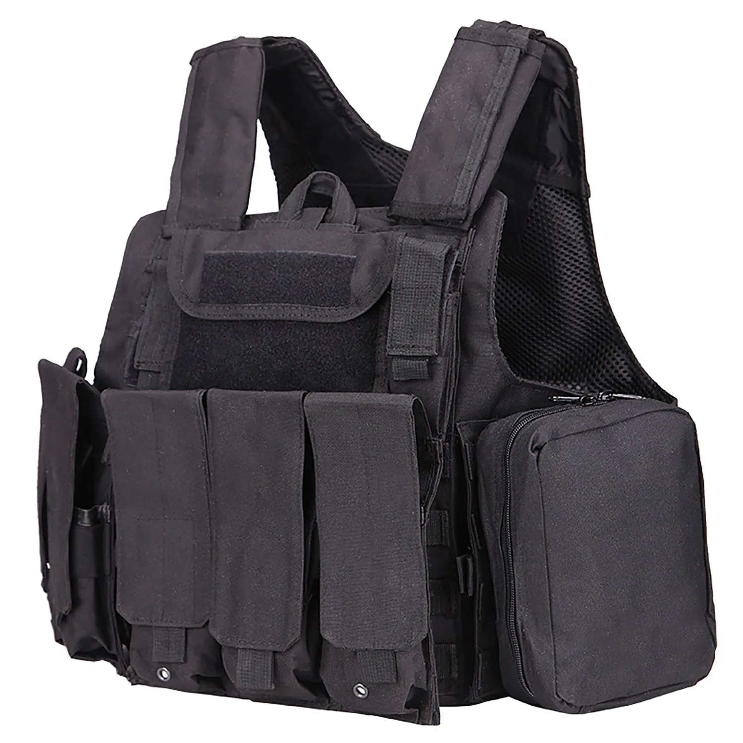 Crocox Tactical Military Vest Airsoft Molle Gear Outdoor Training Adjustable