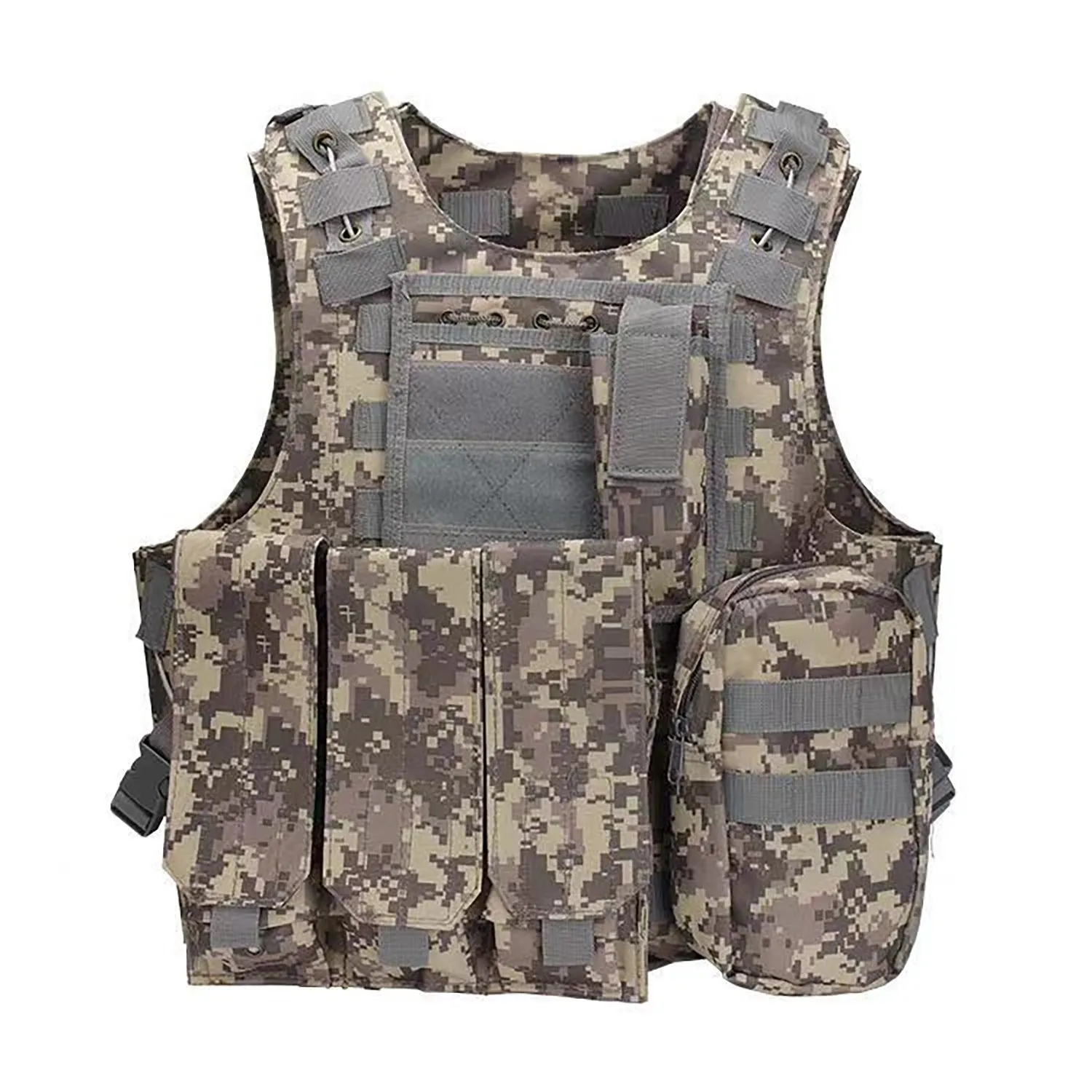 Crocox Tactical Military Vest Airsoft Molle Gear Outdoor Training Adjustable