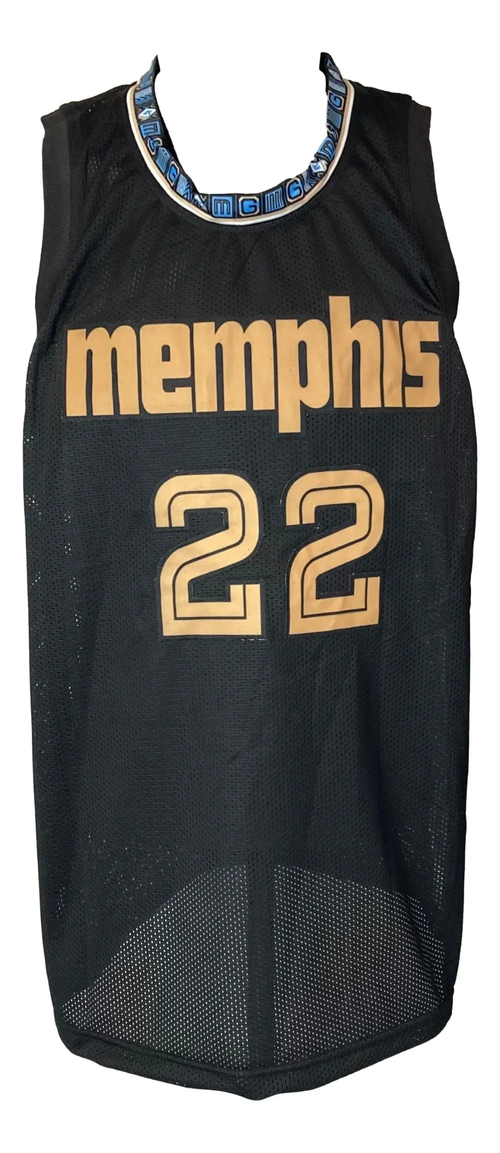 Desmond Bane Memphis Signed In Black Alternate Black Basketball Jersey JSA