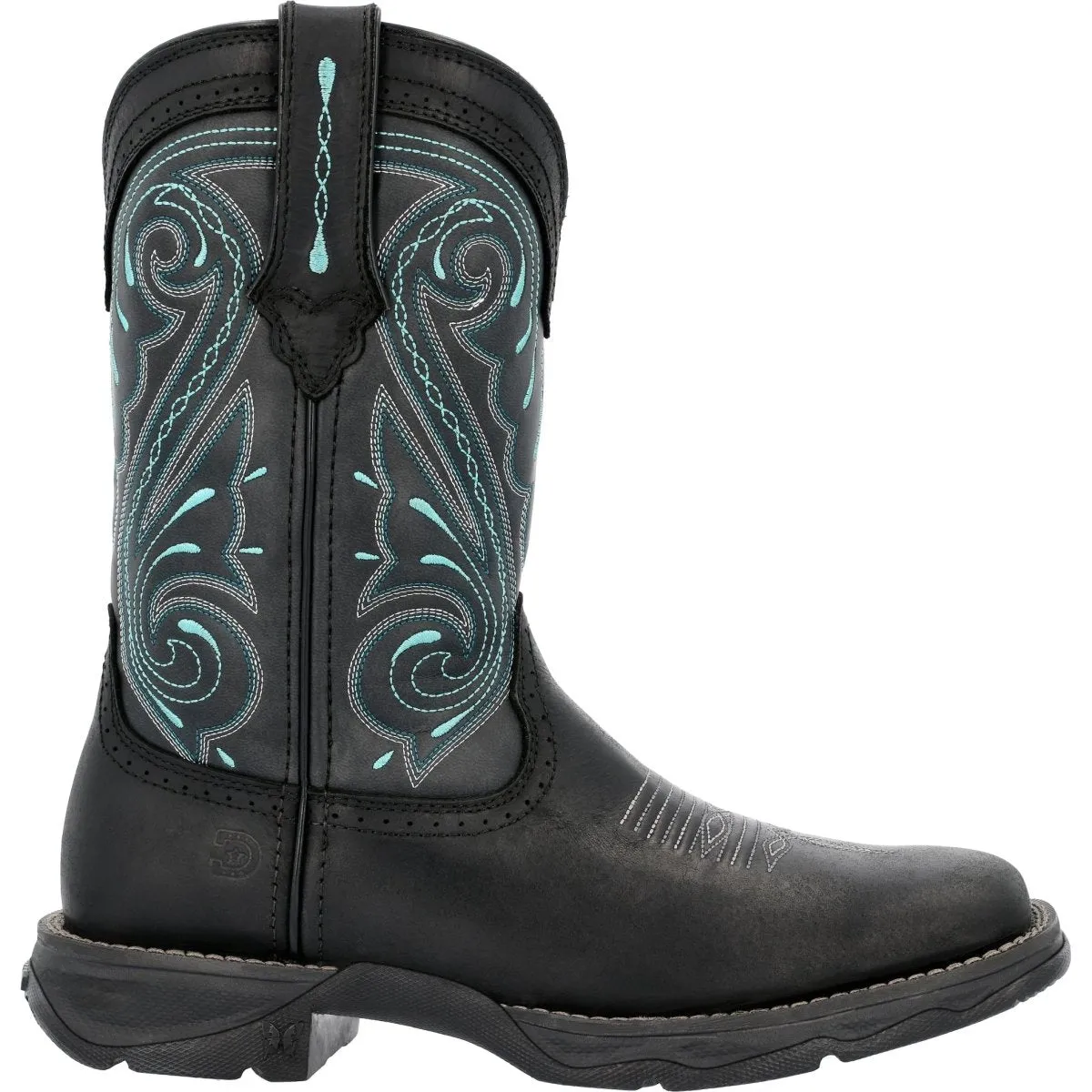 Durango Lady Rebel Women's 10" Saddle Western Work Boots Drd0462 In Midnight Sky