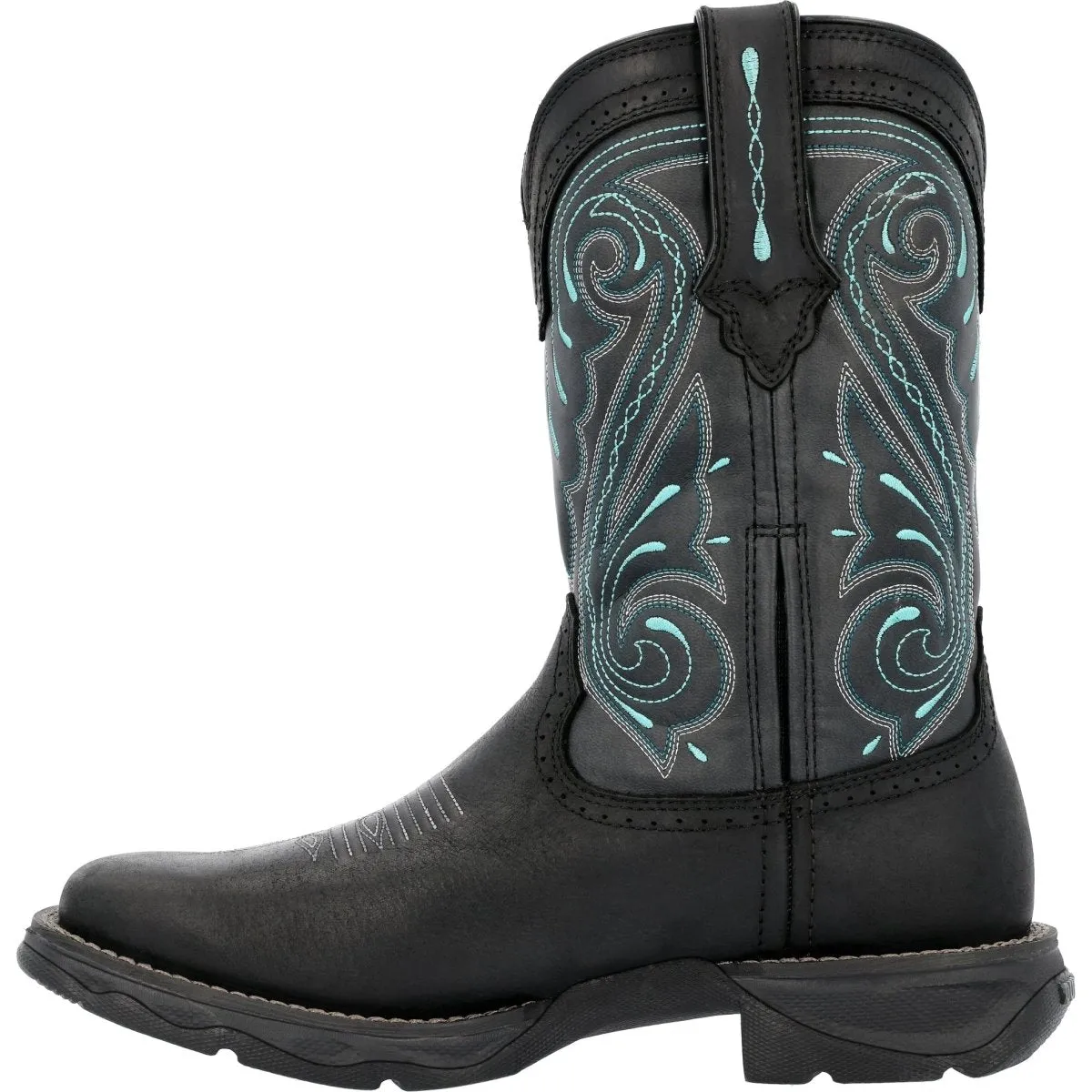 Durango Lady Rebel Women's 10" Saddle Western Work Boots Drd0462 In Midnight Sky