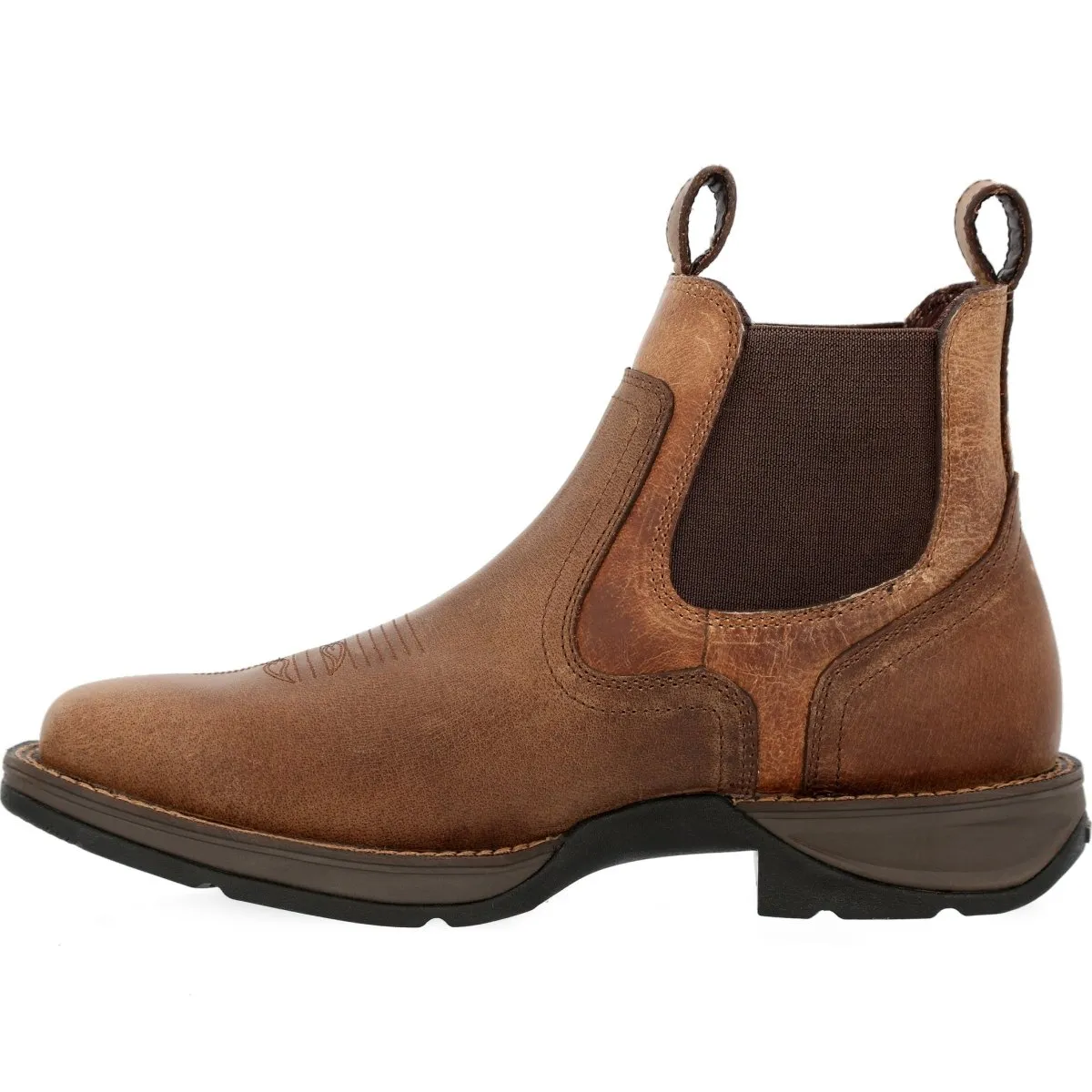 Durango Red Dirt Rebel Men's Square-Toe Western Boots Ddb0460 In Old Town Brown And Tan