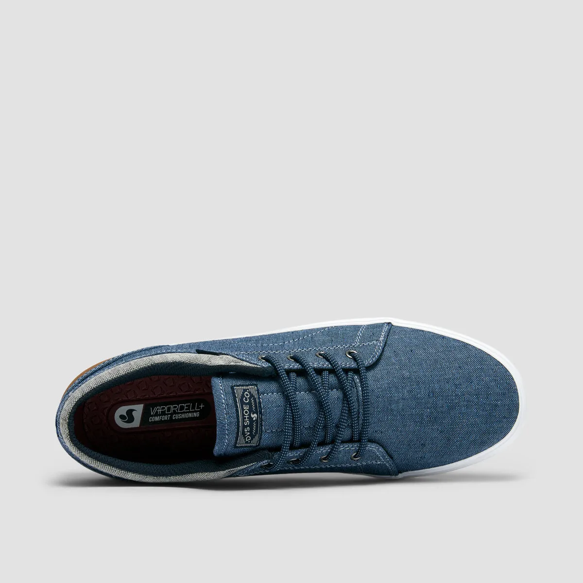 DVS Aversa  Shoes - Dark Navy/Charcoal/Brown Textile