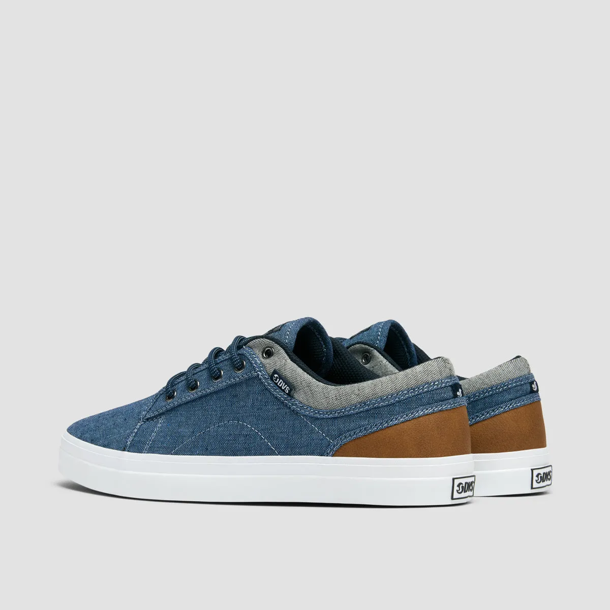 DVS Aversa  Shoes - Dark Navy/Charcoal/Brown Textile