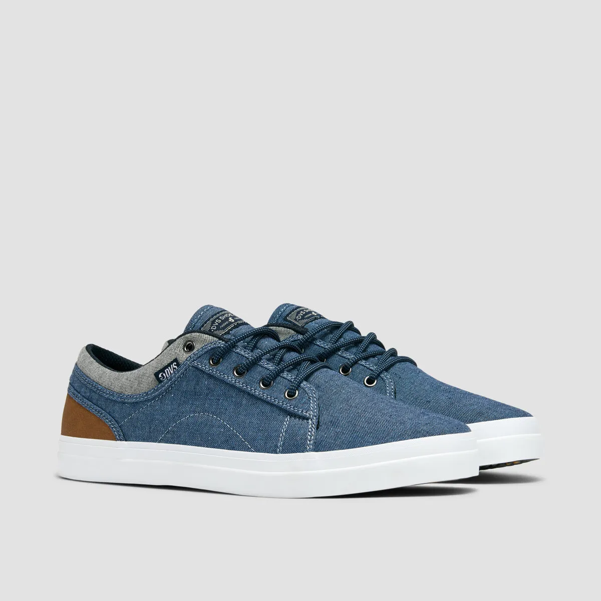 DVS Aversa  Shoes - Dark Navy/Charcoal/Brown Textile