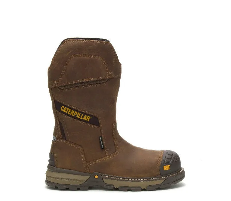 Excavator Superlite Composite-Toe Waterproof Pull-on Work Boot Brown