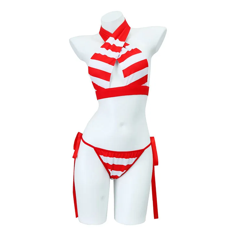 Fate Grand Order Nero Claudius Caster Swimsuit Bikini Cosplay Costume