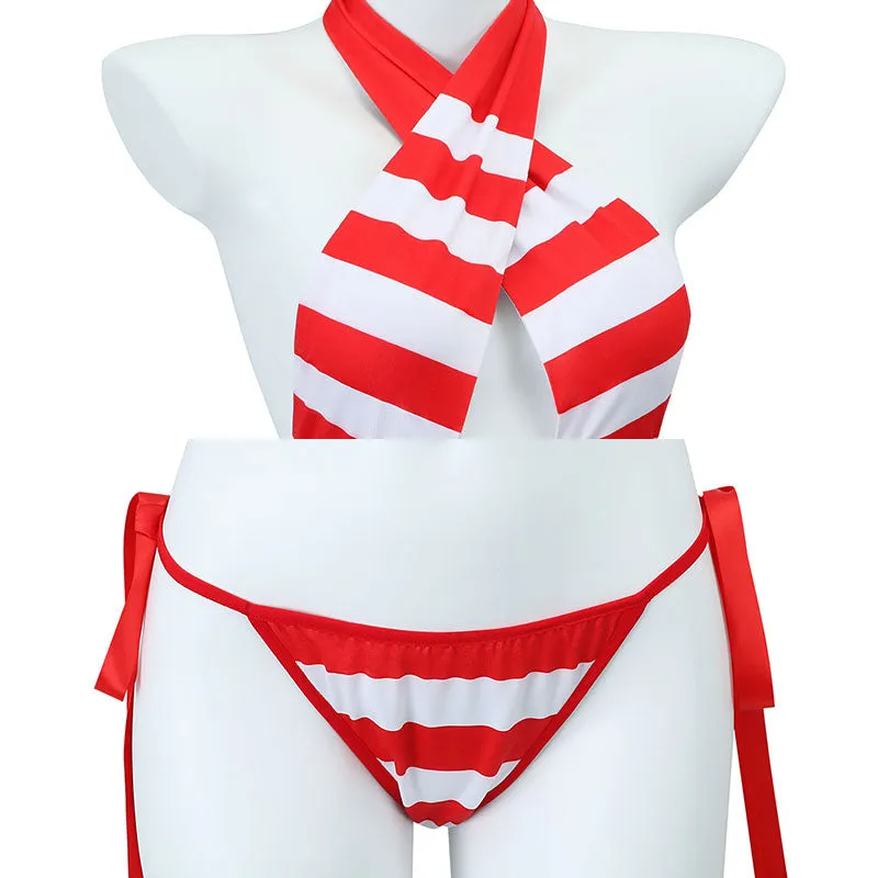 Fate Grand Order Nero Claudius Caster Swimsuit Bikini Cosplay Costume