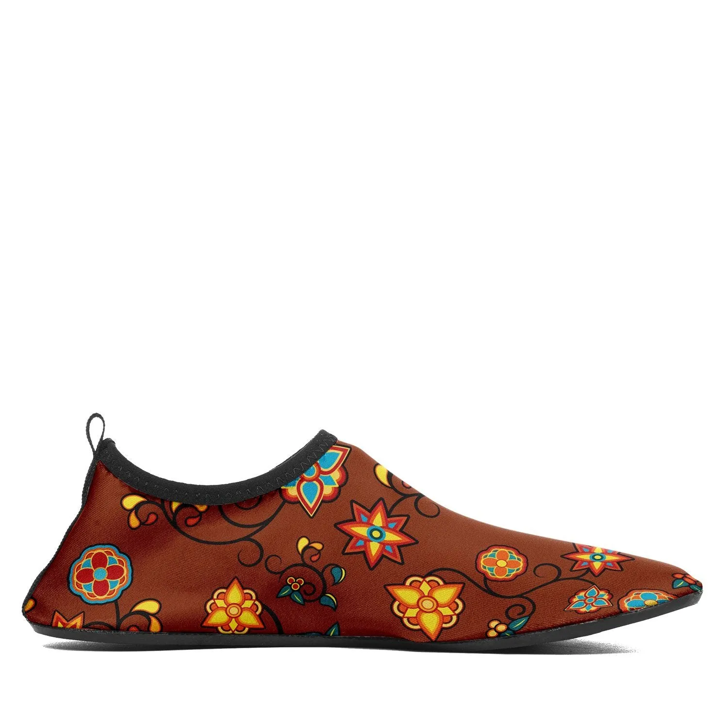 Fire Bloom Shade Kid's Sockamoccs Slip On Shoes