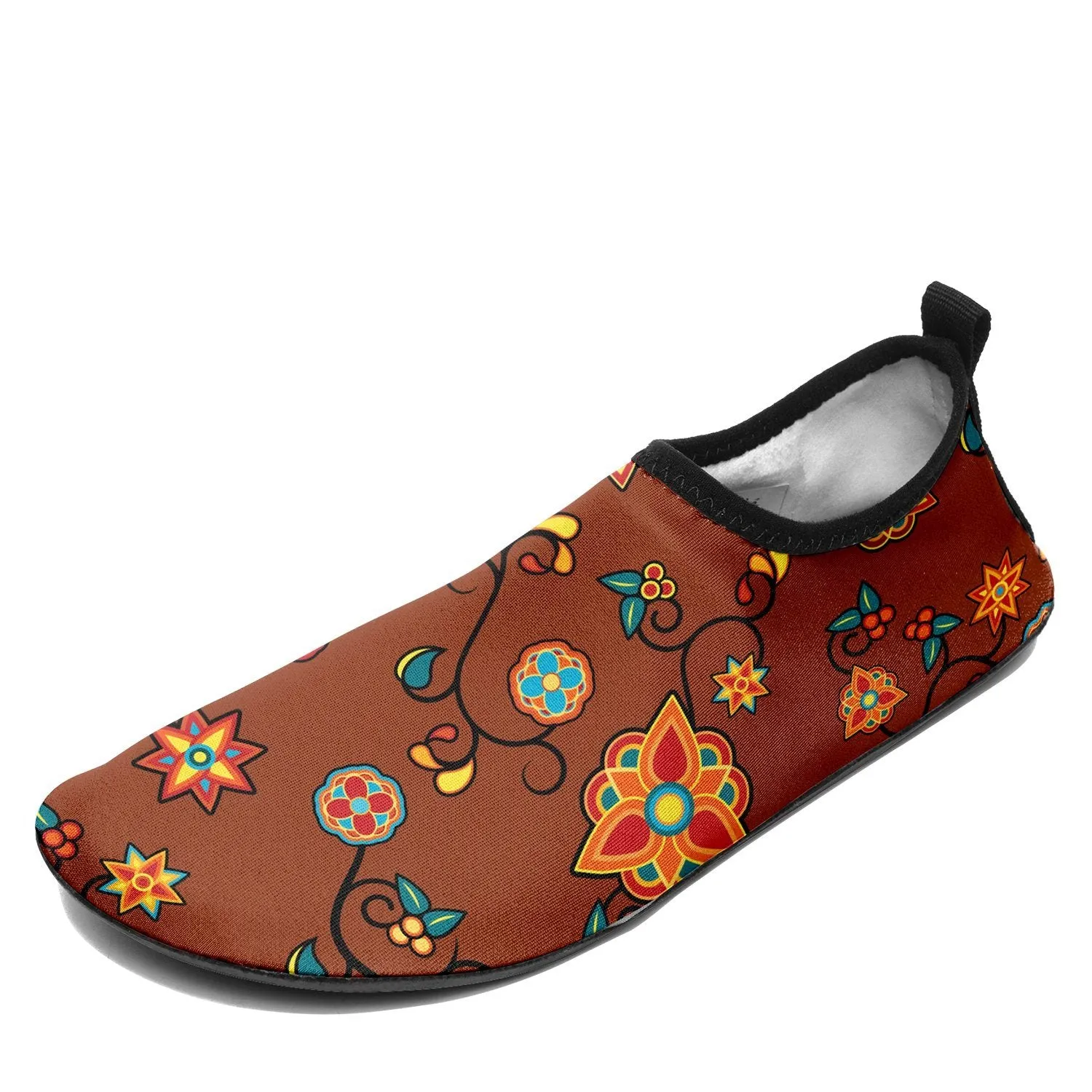 Fire Bloom Shade Kid's Sockamoccs Slip On Shoes