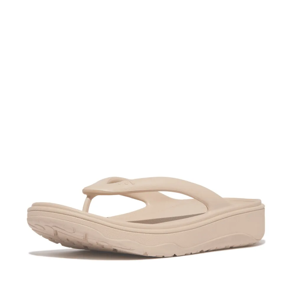 Fitflop Relief Recovery Toe Post Sandals Beige