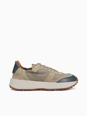 Futurba Beige Blue nylon Leather