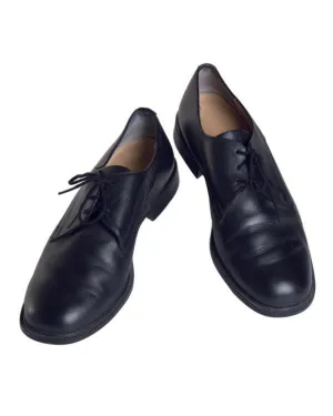 GERMAN BLACK LEATHER DRESS SHOES - USED- SURPLUS