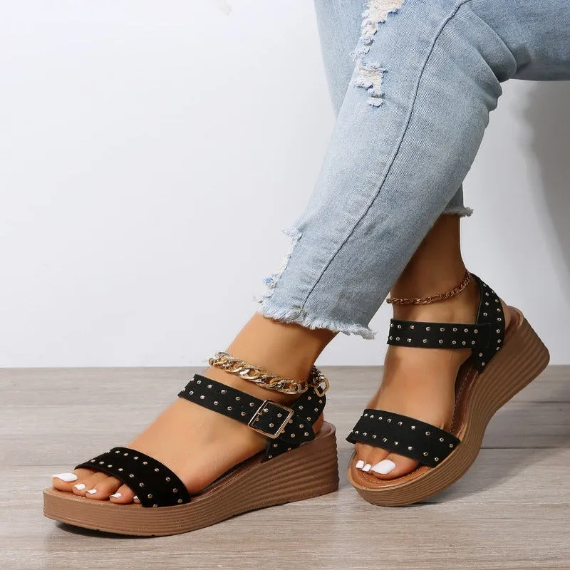 Gladiator Wedge Sandals