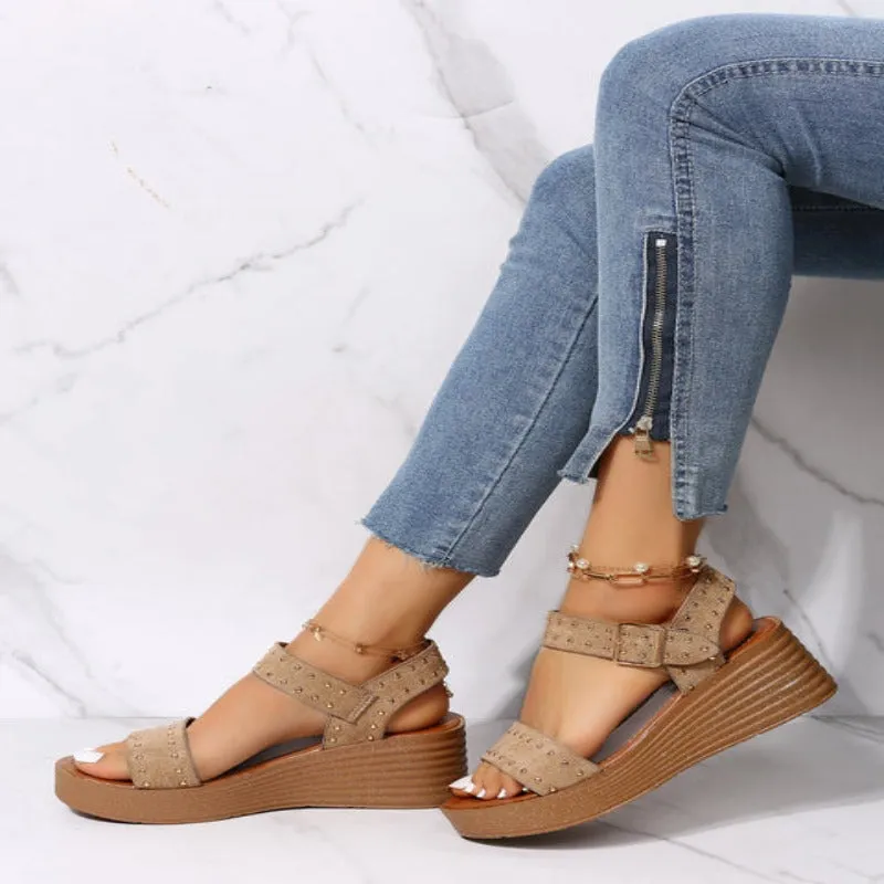 Gladiator Wedge Sandals