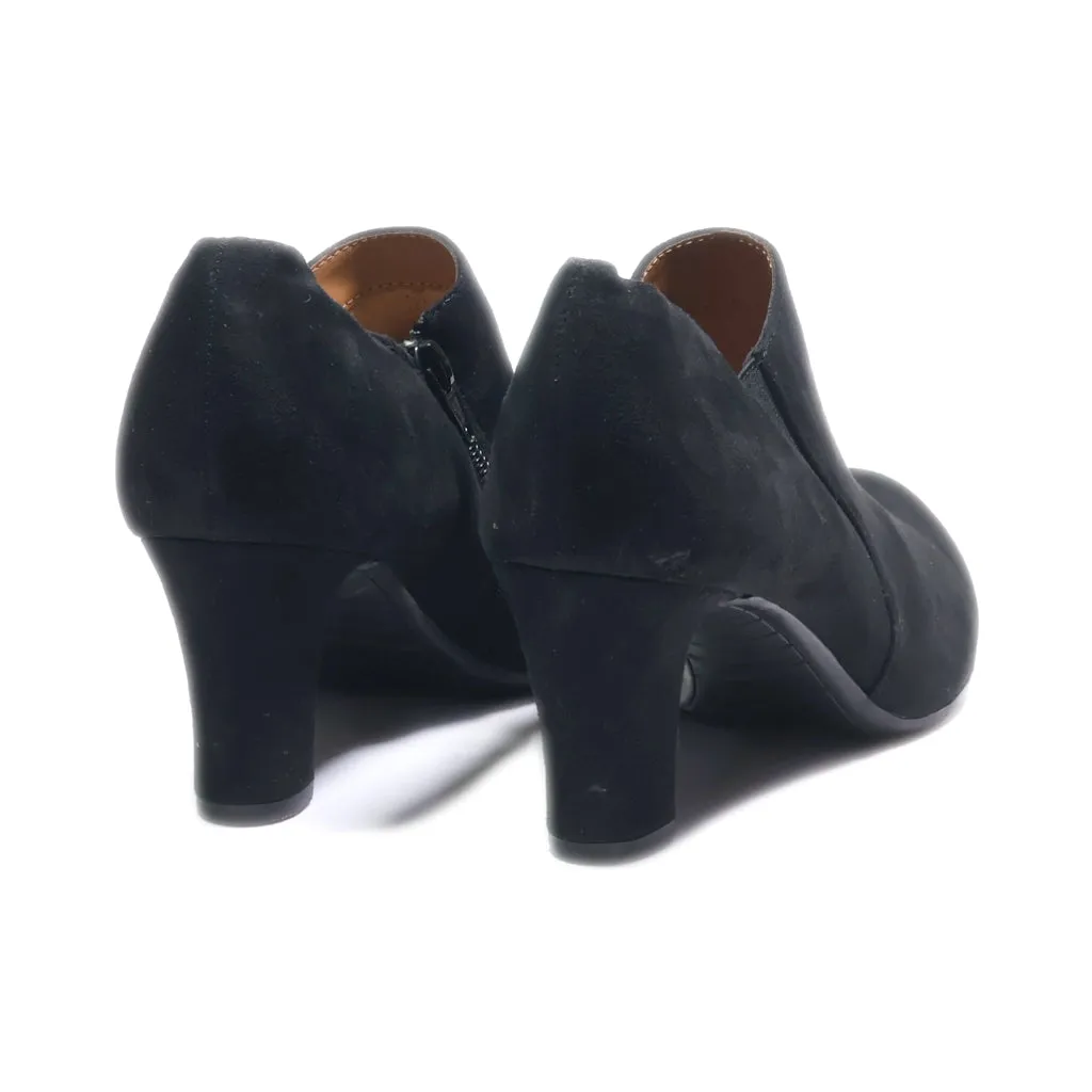 Graceland High-Heel Shoes Fabric Black Colour For Women